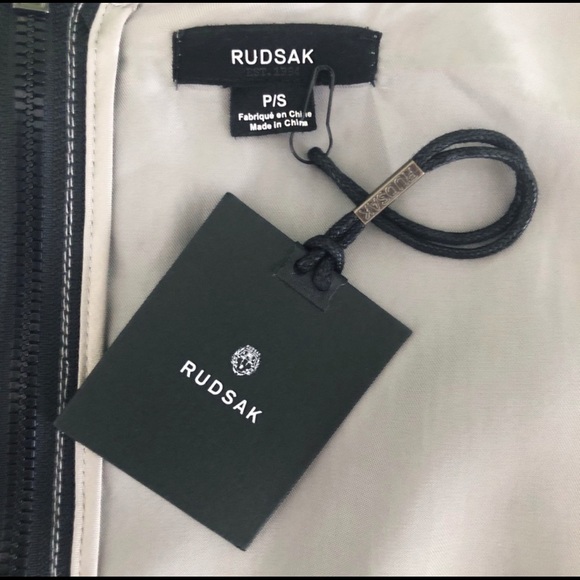 Rudsak Scarlet Cowl Neck Dress Grey, NWT - Picture 13 of 16